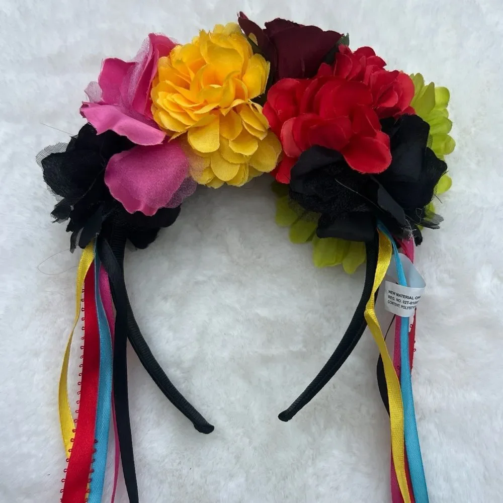 Día de los Muertos (Day of The Dead) Girl’s floral Headband